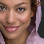 woman smiling